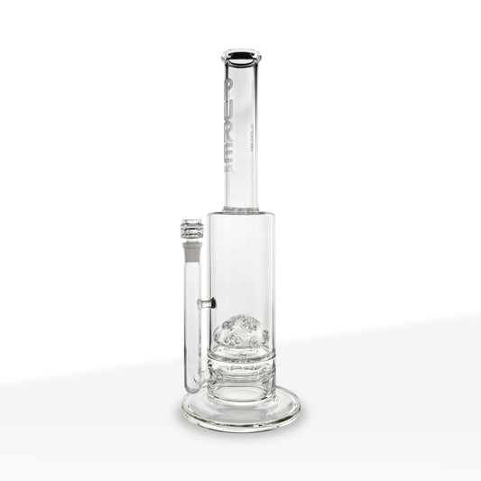 PURE Glass KTFO II Halo/Reef Mushroom Percolator Water Pipe  21" - 14mm - Clear