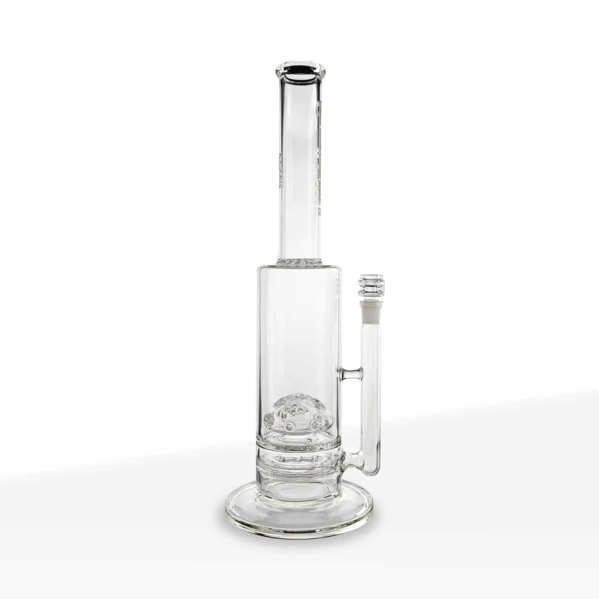 PURE Glass KTFO II Halo/Reef Mushroom Percolator Water Pipe  21" - 14mm - Clear