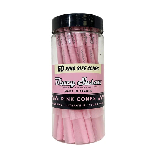 Blazy Susan - King Size Pre Rolled Pink Cones - 50 Cones