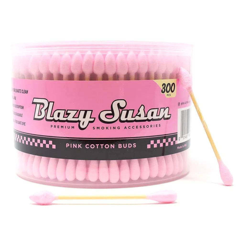 Blazy Susan - Cotton Buds - 300 Count Pink