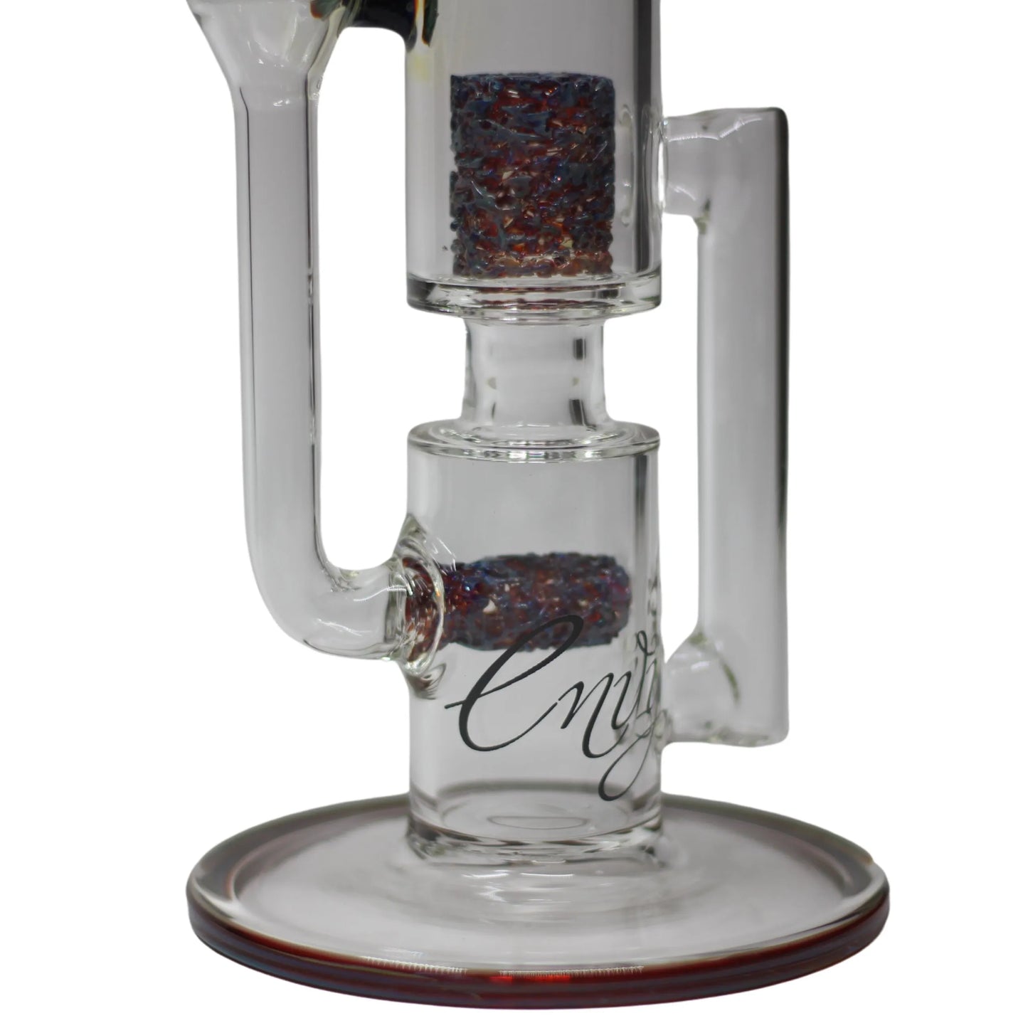 Envy Smoke Stack Pop Rocks Recycler w/Handle 14″