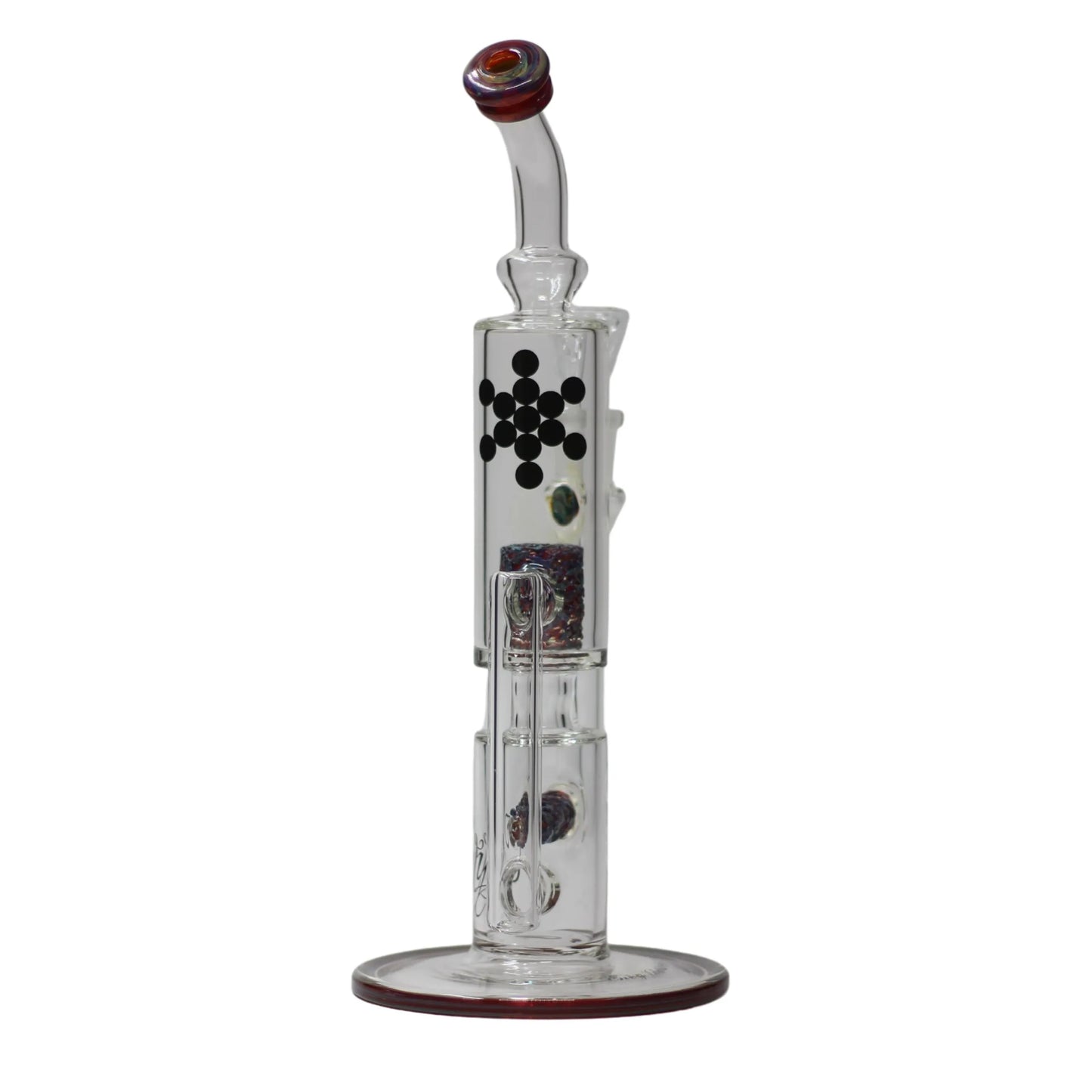 Envy Smoke Stack Pop Rocks Recycler w/Handle 14″