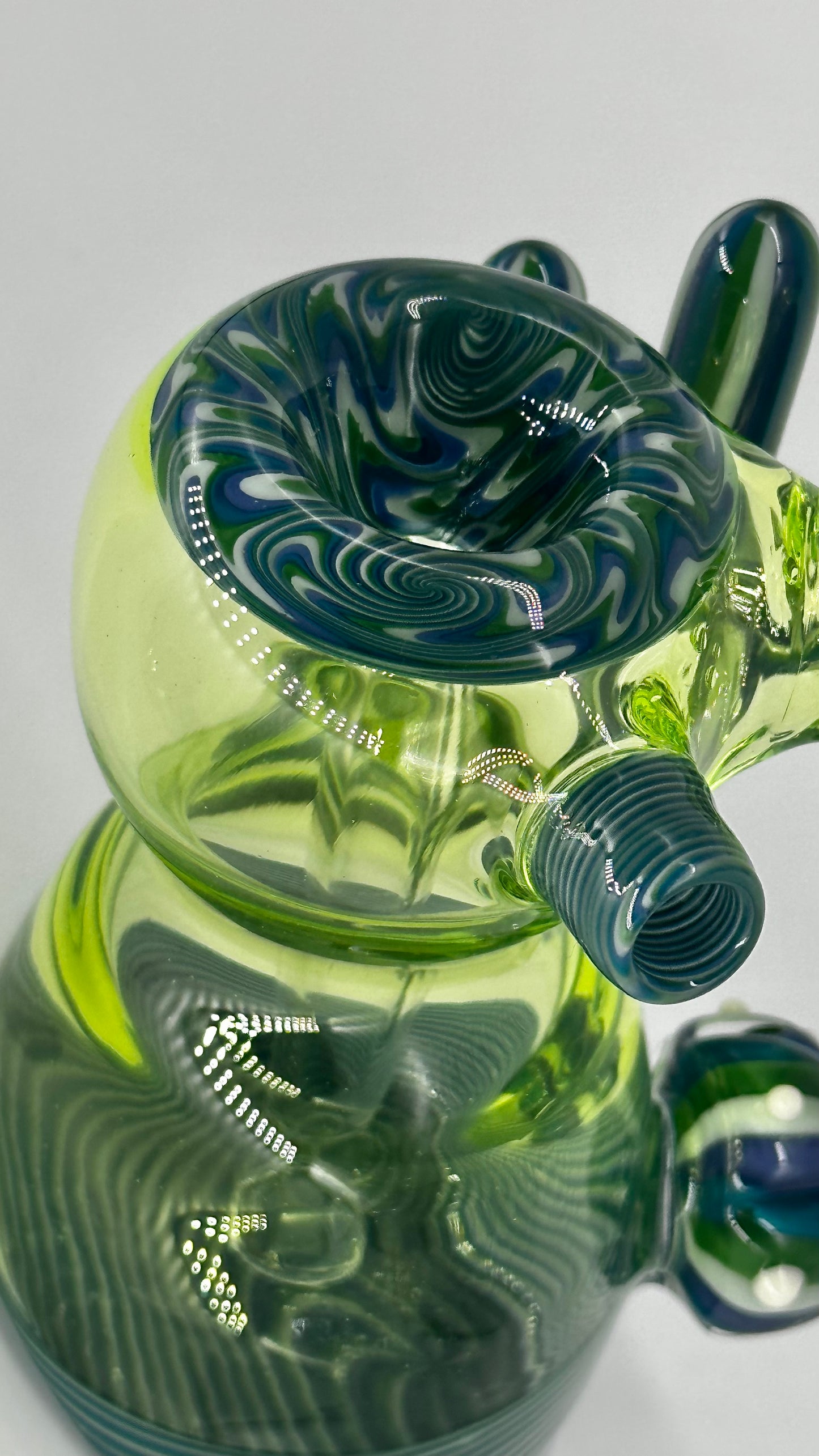 Outlaw Glass  Sublime Twisted Bubbler