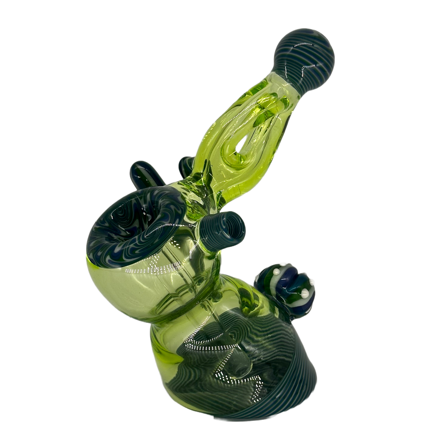 Outlaw Glass  Sublime Twisted Bubbler