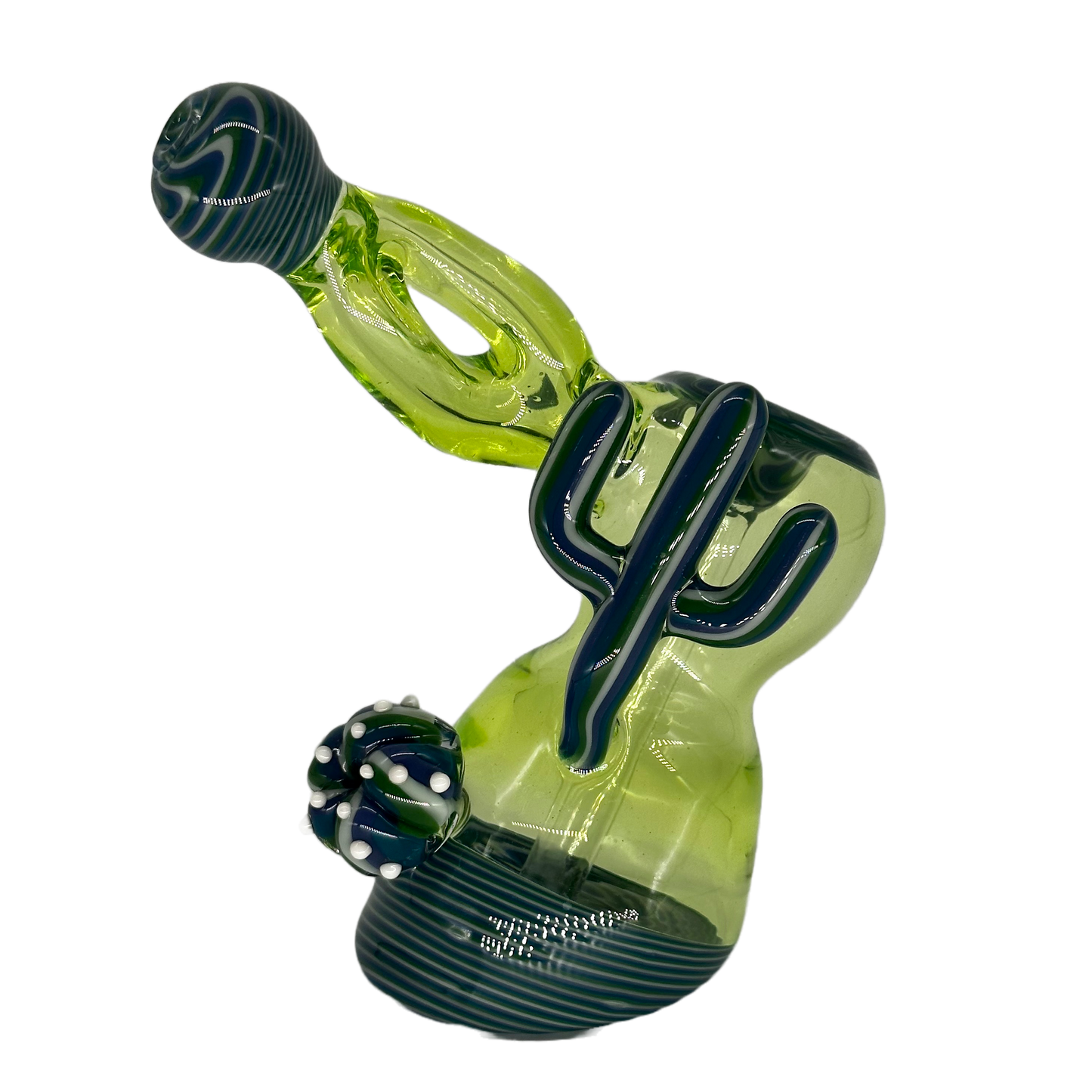 Outlaw Glass  Sublime Twisted Bubbler