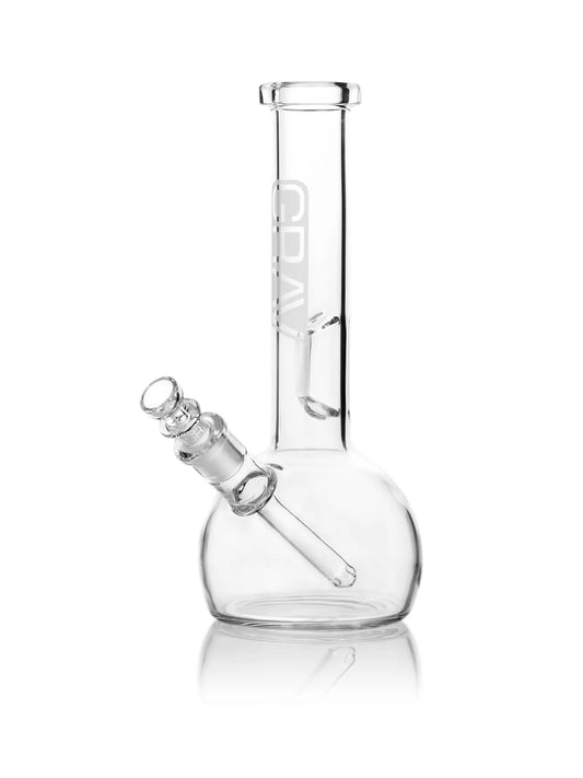 GRAV® SMALL CLEAR ROUND BASE WATER PIPE