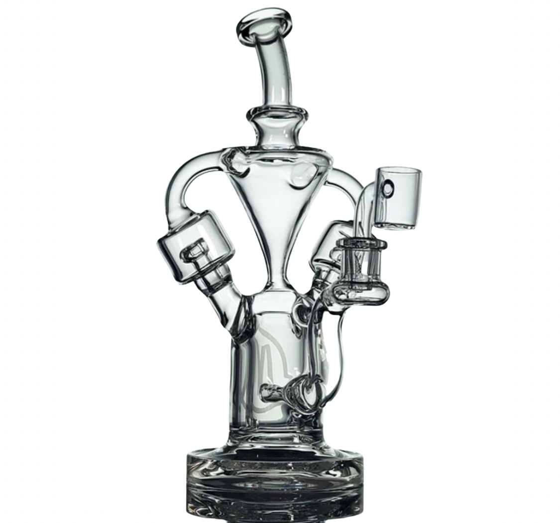 Monark Glass Double Chamber Recycler